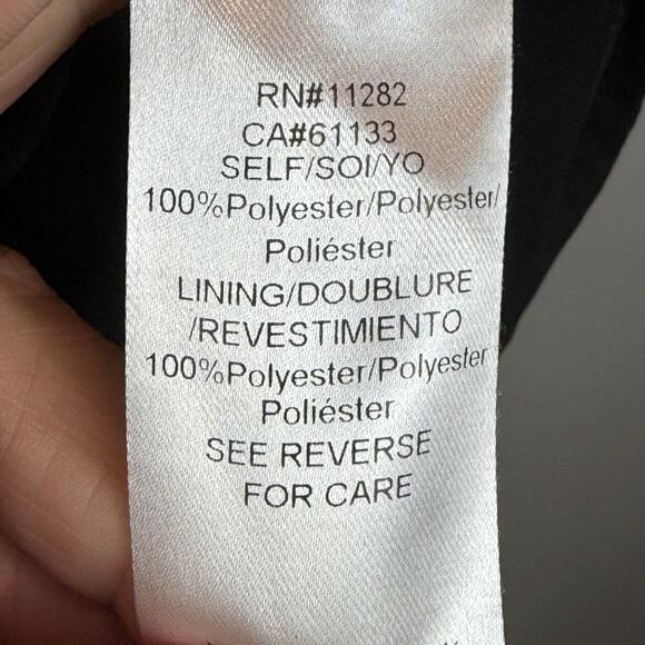 Adelyn Rae Mini Dress Women's XS Multicolor Printed‎ Sheer Ruffle Sleeve Party - Picture 7 of 9